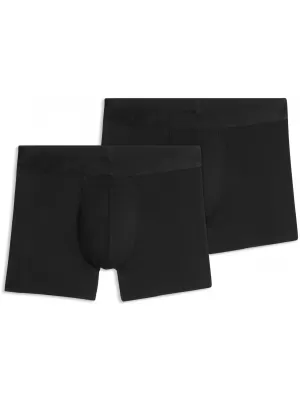Pánske boxerky PUMA MEN SHINE ELASTIC BOXERS 2P 94780602 BLACK