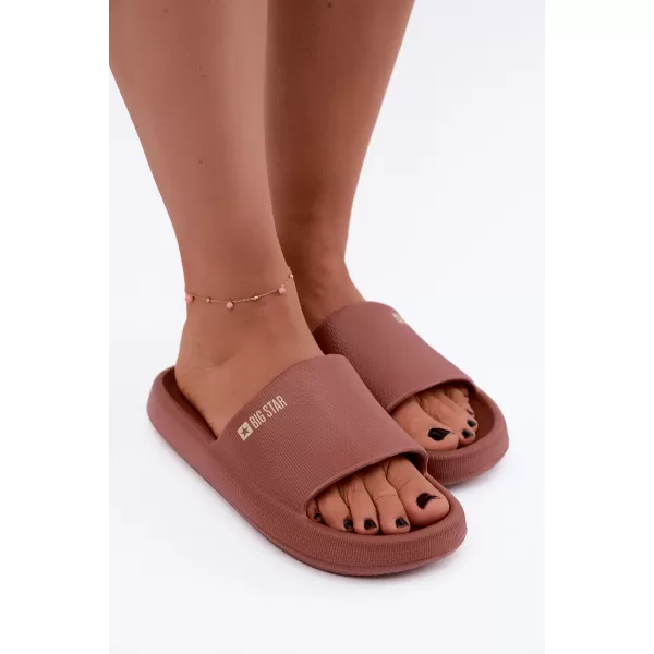  Dámske šľapky BIG STAR SHOES UU274088 SHADES OF RED 