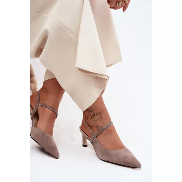  Dámske sandále D&A CR61-3048 BEIGE 