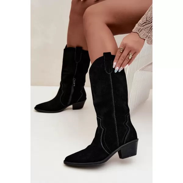  Dámske čižmy BOTO 5312 BLACK 
