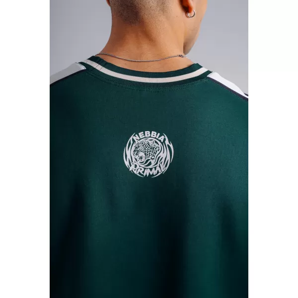  Oversized tričko NEBBIA PRIMAL 869 DARK GREEN 
