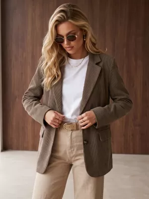 Dámske sako DSTREET PY0160 FANGO