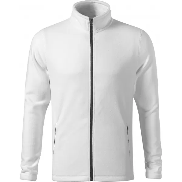  Pánska micro fleece mikina MALFINI FACTOR 852 BIELA 