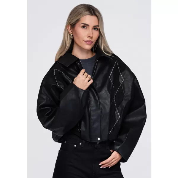  Dámska bunda OMBRE OW-JT-E0004 BLACK 