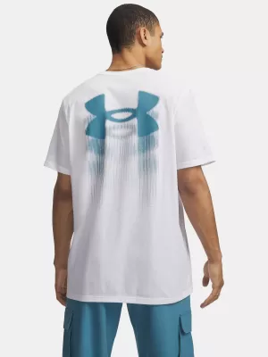 Pánske tričko UNDER ARMOUR M BLUR LOGO SS 6009245-100 BIELA