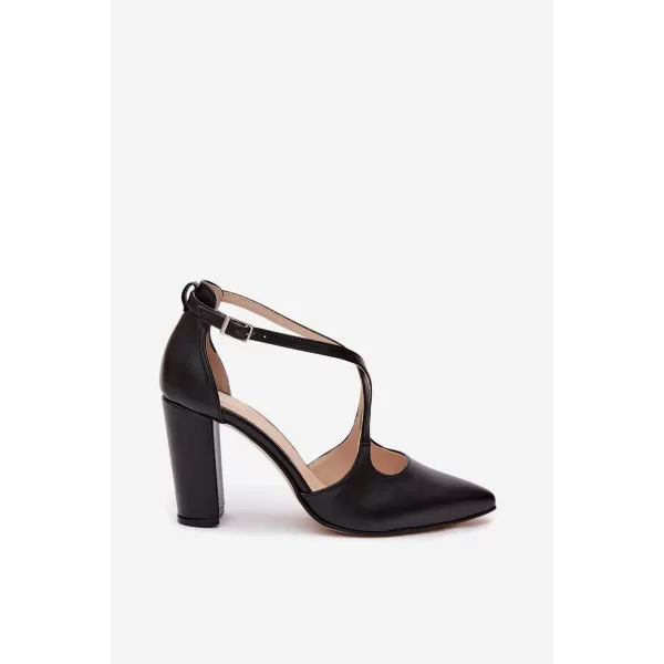  Dámske lodičky ZAZOO 1053 BLACK 