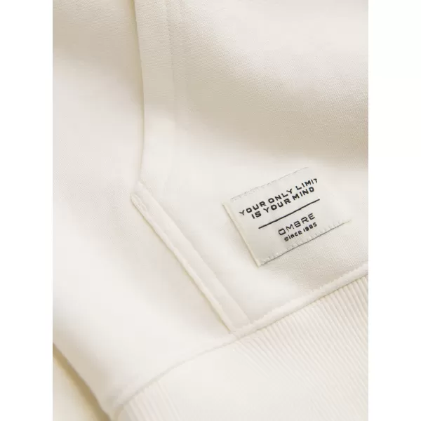  Pánska mikina OMBRE OM-SSBN-0270 CREAM 