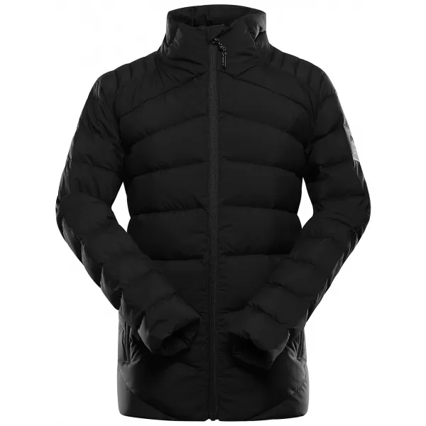  Detská ultraľahká bunda ALPINE PRO RETERO BLACK 