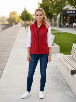 Dámska fleece vesta MALFINI EXIT W-525 ČERVENÁ