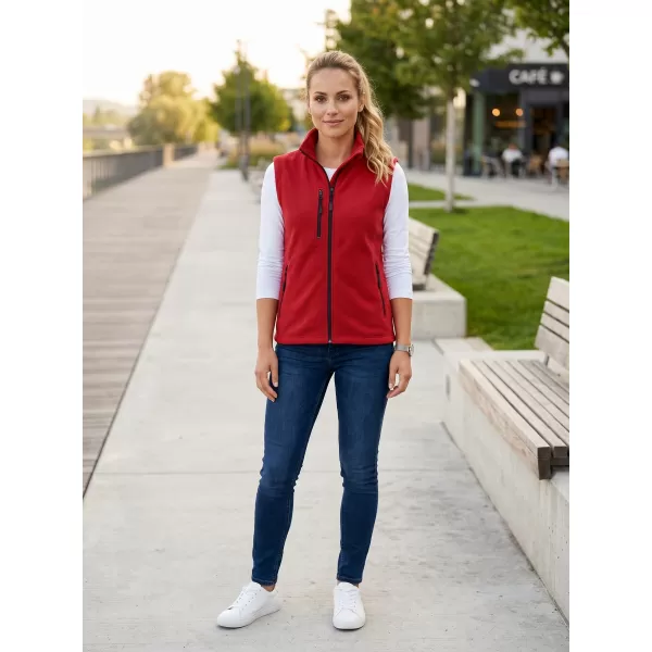  Dámska fleece vesta MALFINI EXIT W-525 ČERVENÁ 