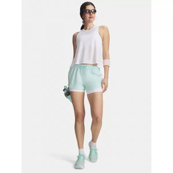  Dámske kraťasy UNDER ARMOUR UA VELOCITI PRO 4IN 2N1 SHORT 6009610-703 ZELENÁ 