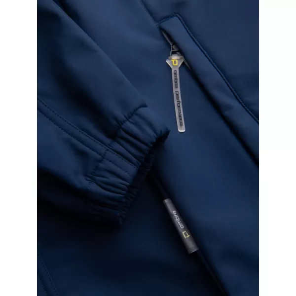  Pánska softshellová bunda OMBRE C581 NAVY BLUE 