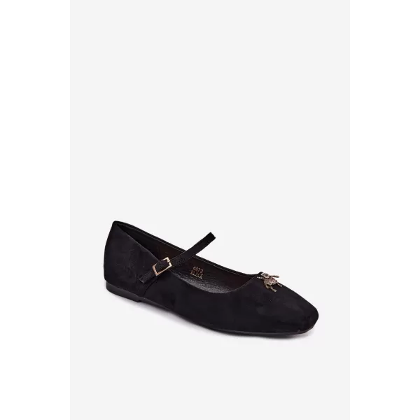  Dámske baleríny BOTO 6672 BLACK 