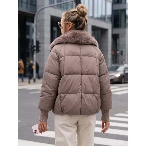  Dámska bunda DSTREET TY5820 HNEDÁ 