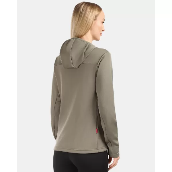  Dámska fleece mikina KILPI SEVELEN-W 1L0203KI ZELENÁ 