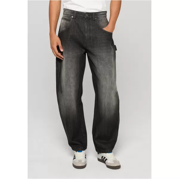  Pánske nohavice URBAN CLASSICS TB8057 MID DEEP GREY MARBLE WASHED 