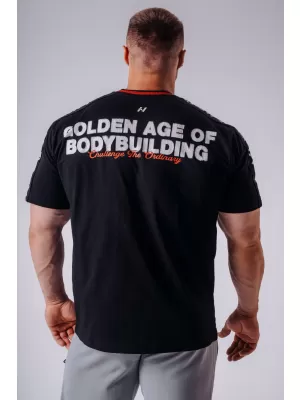Pánske tričká NEBBIA OLYMPIA MUSCLE COVER 942 BLACK