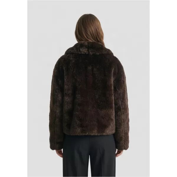  Dámska kožušinová bunda URBAN CLASSICS TB8120-00075 BROWN 