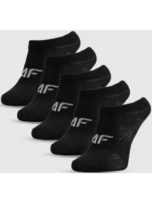 Detské ponožky 4F JWMM00USOCF566 DEEP BLACK