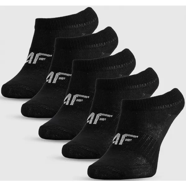  Detské ponožky 4F JWMM00USOCF566 DEEP BLACK 