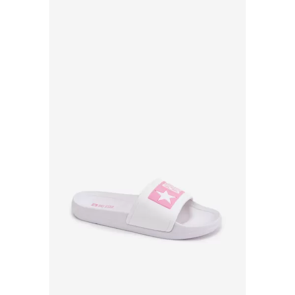  Detské šľapky BIG STAR SHOES TT374A002 PINK/WHITE 