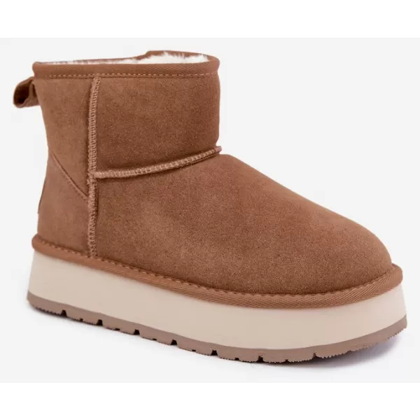  Dámske topánky BIG STAR SHOES UU274692 BROWN/BEIGE 