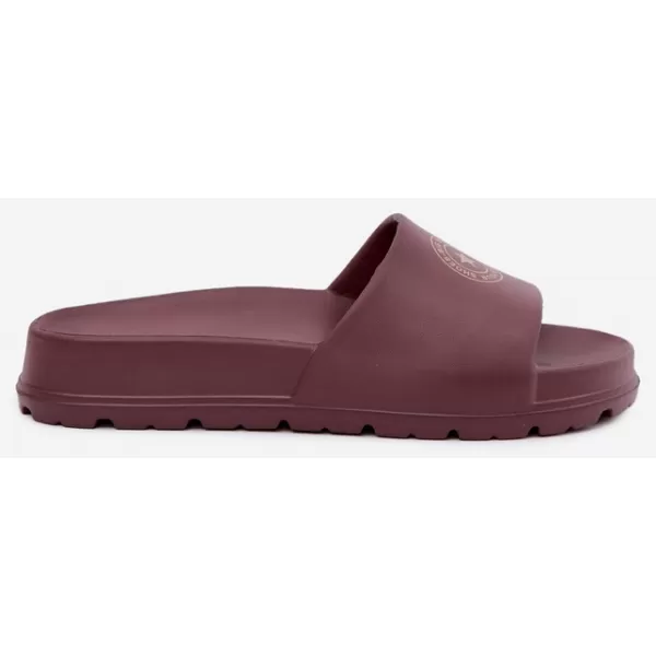  Dámske šľapky BIG STAR SHOES UU274075 VÍNOVÁ 