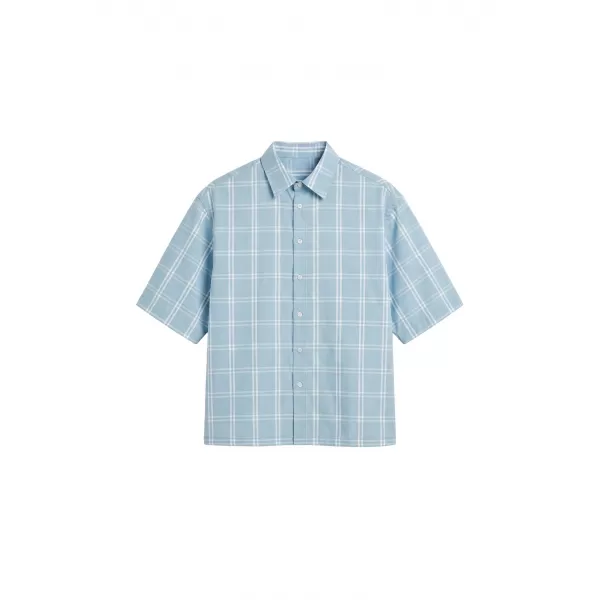  Pánska košeľa URBAN CLASSICS TB8219-21550 FREEZE BLUE 