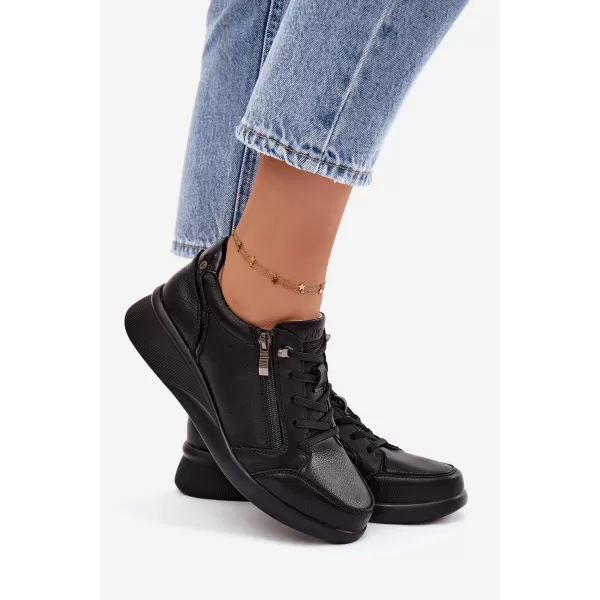  Dámske poltopánky VINCEZA 79644 BLACK 