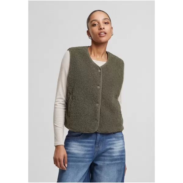  Dámska vesta URBAN CLASSICS TB8011 PALE OLIVE 