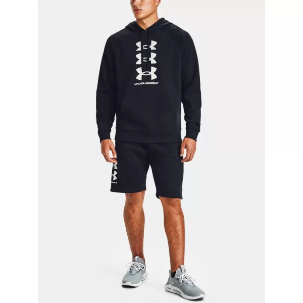  Pánska mikina UNDER ARMOUR RIVAL FLC MULTILOGO HD 1357094-001 ČIERNA 