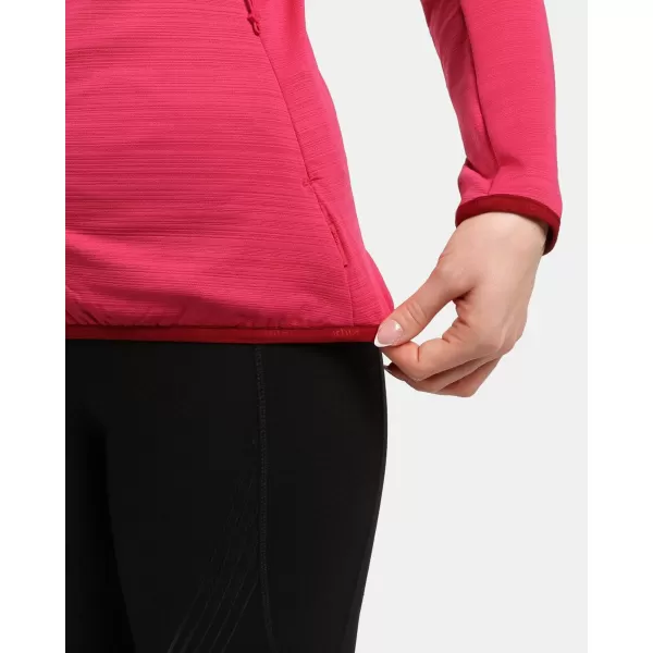  Dámska fleece mikina KILPI MEMPHIS-W 1L0201KI RUŽOVÁ 