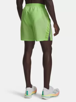 Pánske kraťasy UNDER ARMOUR LAUNCH 7'' SHORTS 1382620-712 ZELENÁ