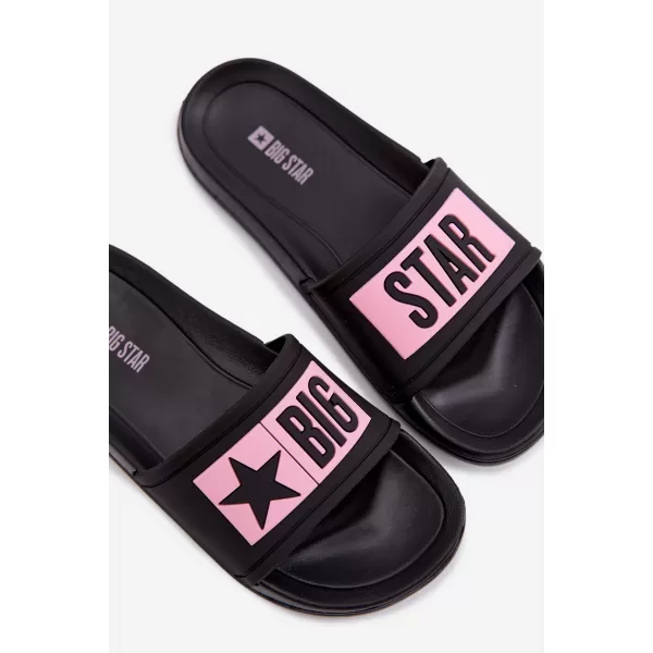  Detské šľapky BIG STAR SHOES TT374A004 BLACK/PINK 