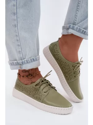 Dámske poltopánky BOTO G2437 GREEN