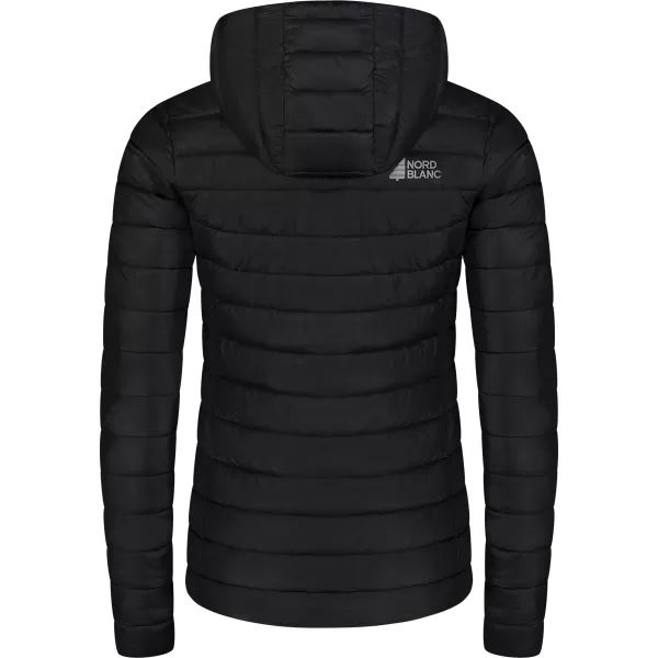  Dámska prešívaná bunda NORDBLANC NIMBUS WJL8395 ČIERNA 