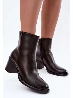 Dámske čižmy VINCEZA 58655 BROWN