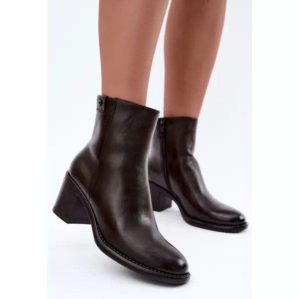  Dámske čižmy VINCEZA 58655 BROWN 
