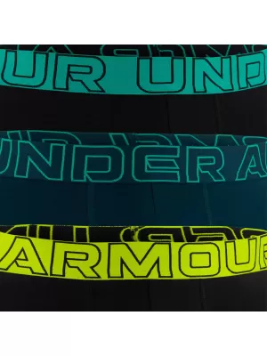 Pánske boxerky UNDER ARMOUR M PERF COTTON 6IN (3KS) 1383889-007 ČIERNA
