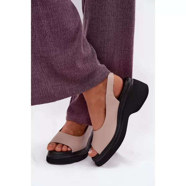  Dámske sandále VINCEZA 66936 BEIGE 