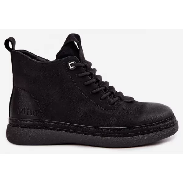  Dámske členkové topánky ARTIKER 59C1121 BLACK 
