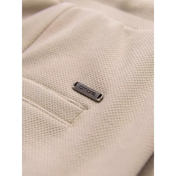  Pánske kraťasy OMBRE OM-SRCS-0206 BEIGE 