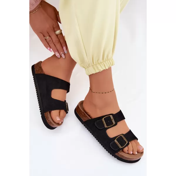 Dámske šľapky BOTO 2832 BLACK 