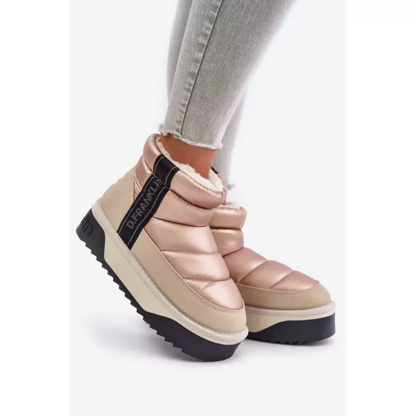  Dámske snehule D.FRANKLIN DFSH371010 BEIGE 