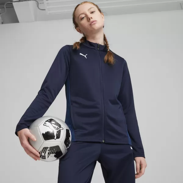  Dámska bunda PUMA TEAMGOAL TRAINING JACKET WMN 658635-06 PUMA NAVY/WHITE/PERSIAN BLUE 