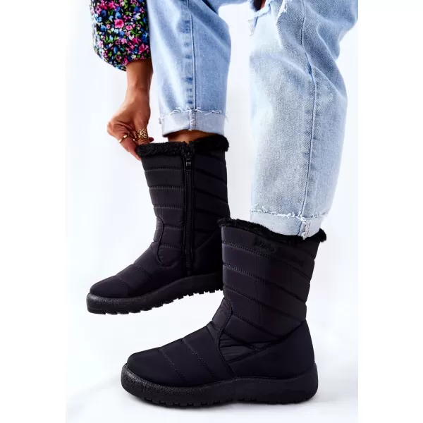 Dámske snehule BOTO 20SN26-3044/J74839 BLACK 