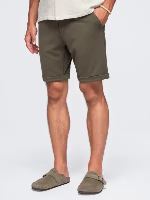 Pánske kraťasy OMBRE OM-SRCS-0206 OLIVE GREEN
