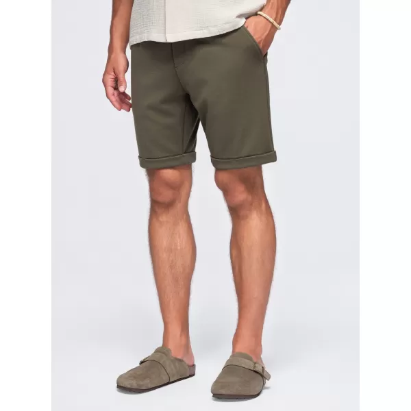  Pánske kraťasy OMBRE OM-SRCS-0206 OLIVE GREEN 