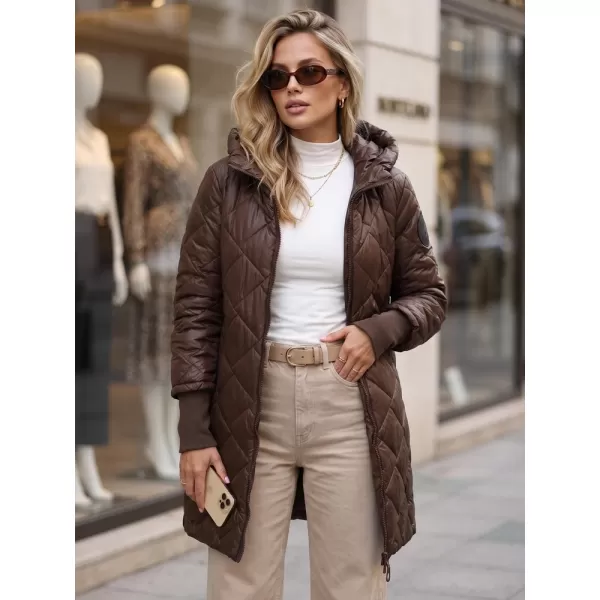  Dámska bunda DSTREET TY5862 HNEDÁ 