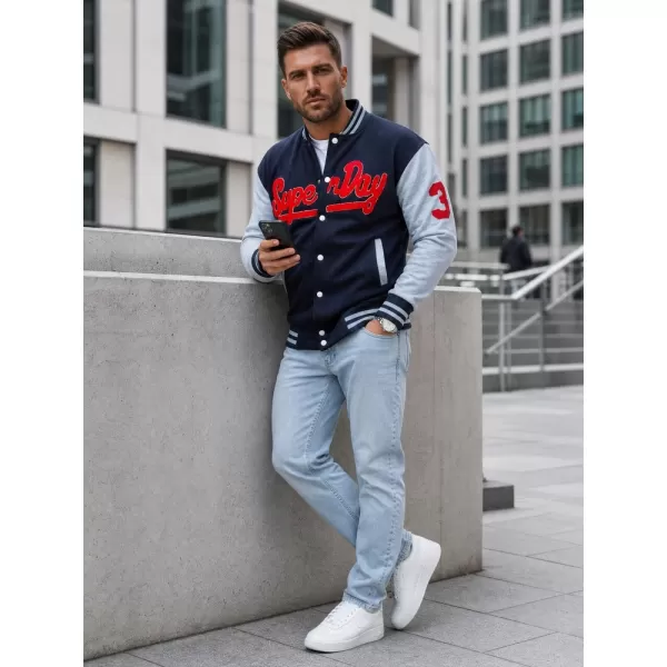  Pánska mikina DSTREET BX5443 TMAVO MODRÁ 